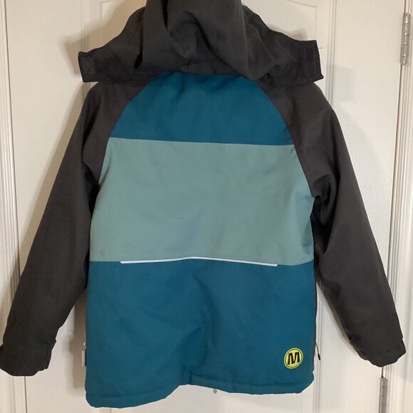 Monster Kids Boys Ski Skiing Jacket Winter Thinsulate Coat Size 12 Warm Hooded - Picture 7 of 13